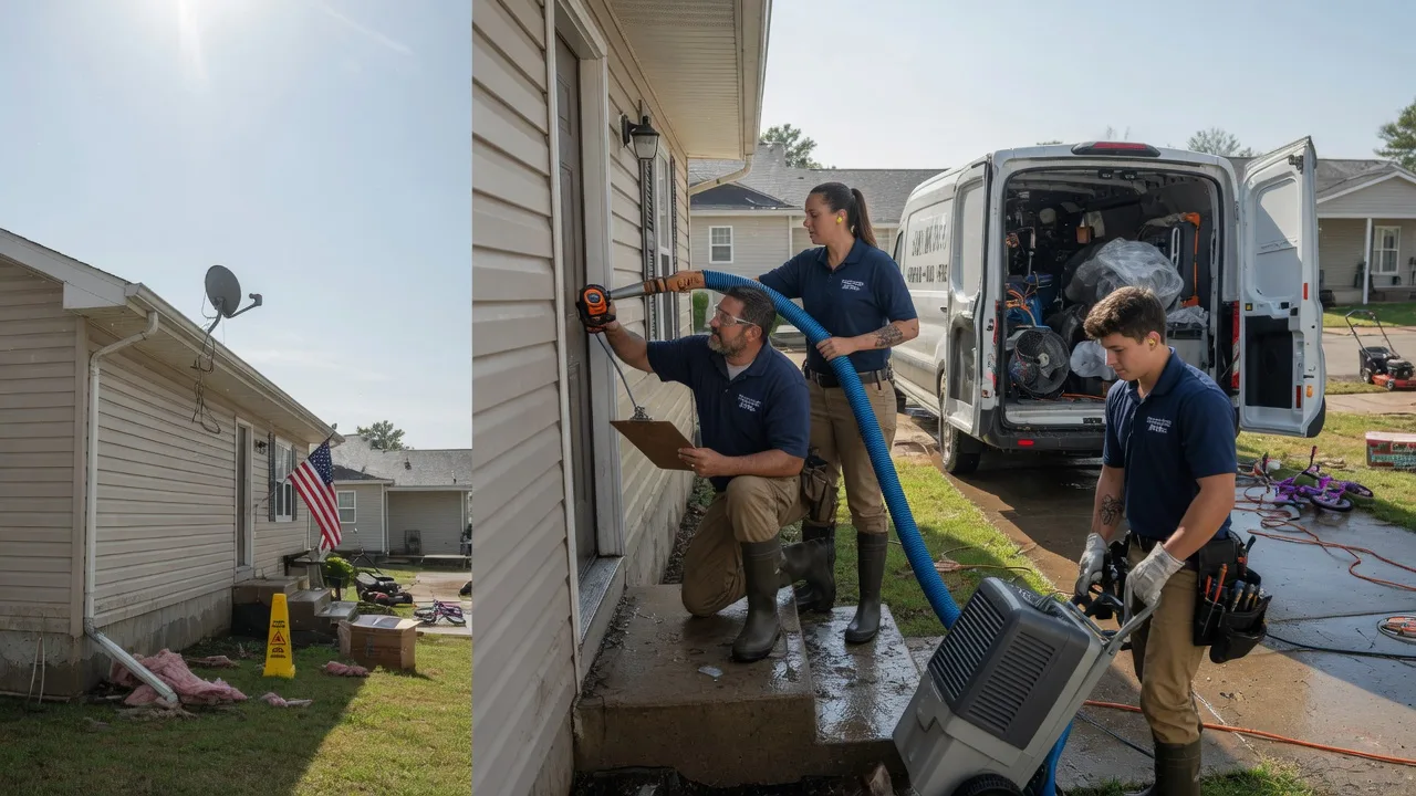 Ceiling Water Damage Restoration in Champaign, IL near me